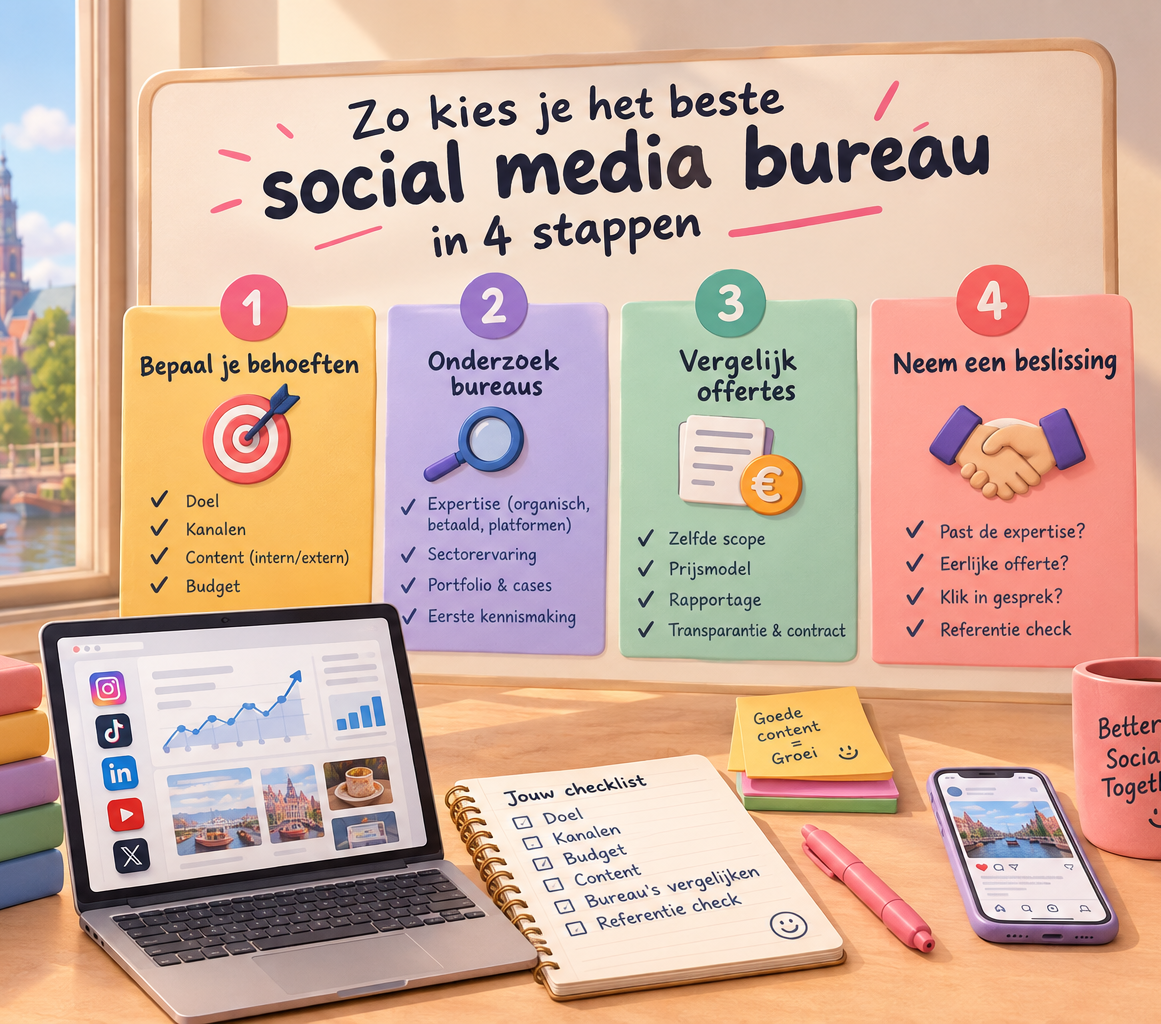 Hoe kies je het beste social media bureau?