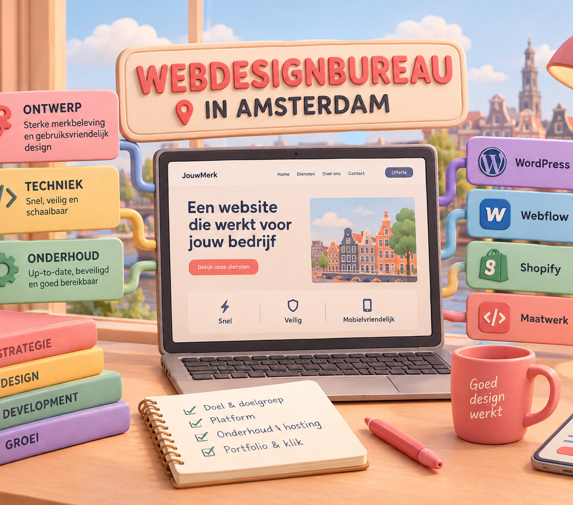 Hoe kies je het beste webdesignbureau in Amsterdam?
