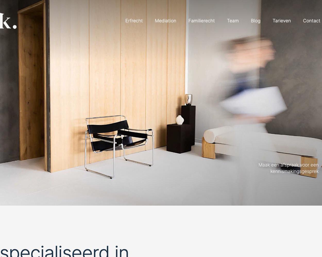 SILK Advocaten & Mediators homepage