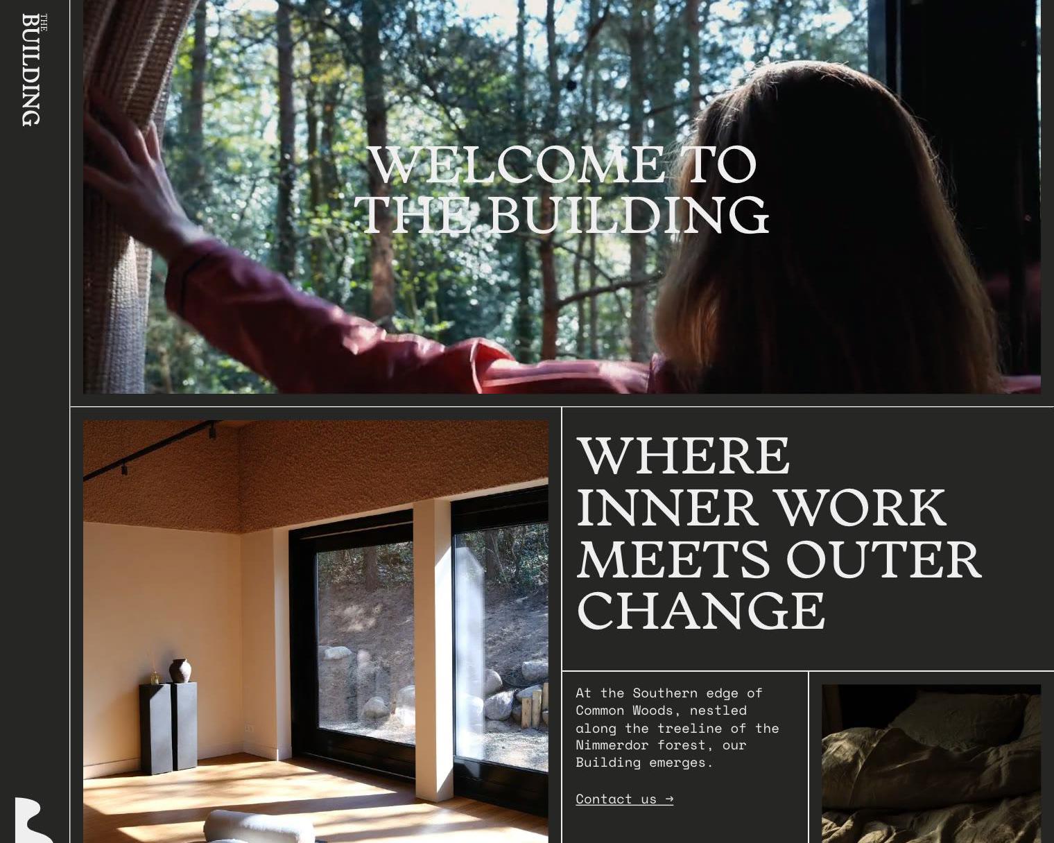 Website van The Building