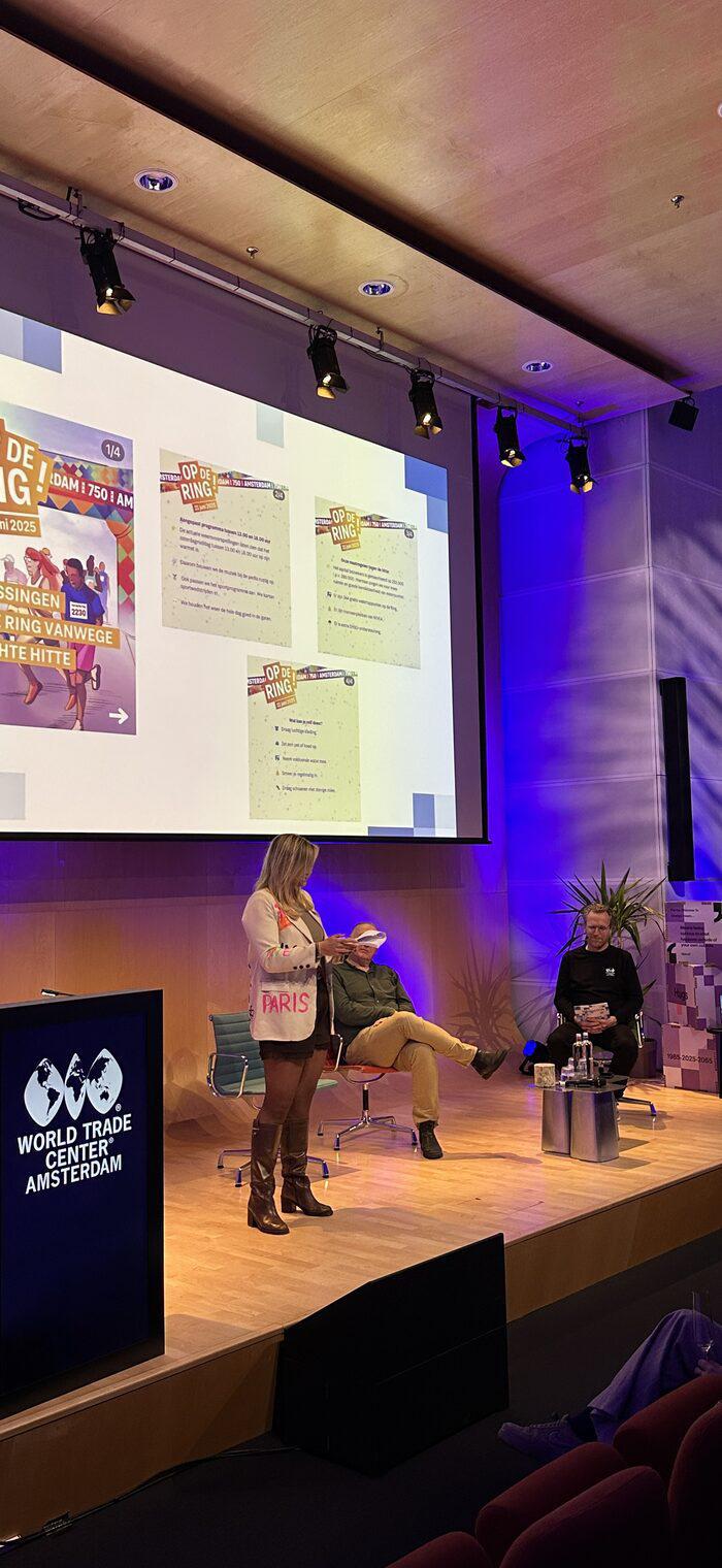 An event on the WTC Amsterdam stage